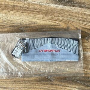 La Sportiva Knitty Headband in Stone Blue Deep Sea NWT